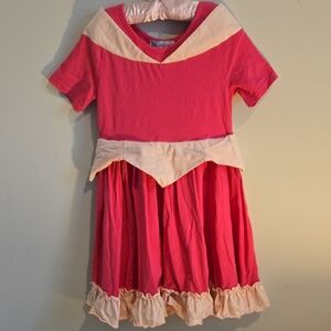 Only Little Once Girls Aurora Sleeping Beauty Knit Twirl Dress 7